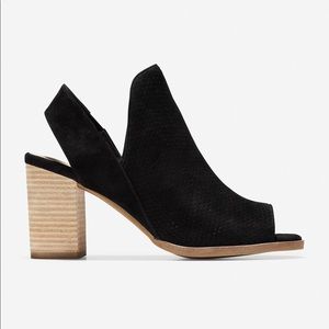 Cole Haan Callista Ot Sling (Black Suede)